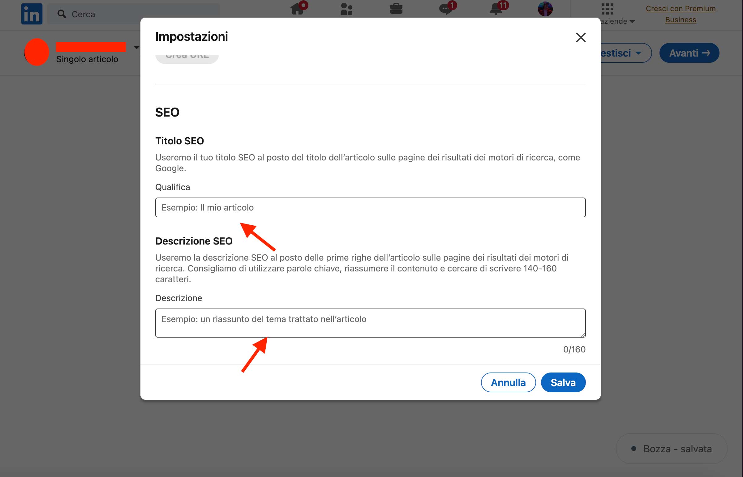 Esempio di analisi SWOT