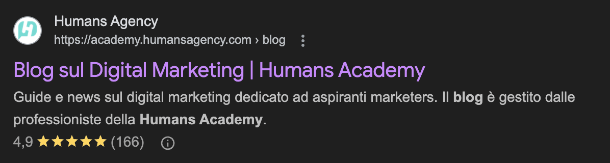 Content marketing: il Blog di Humans Academy