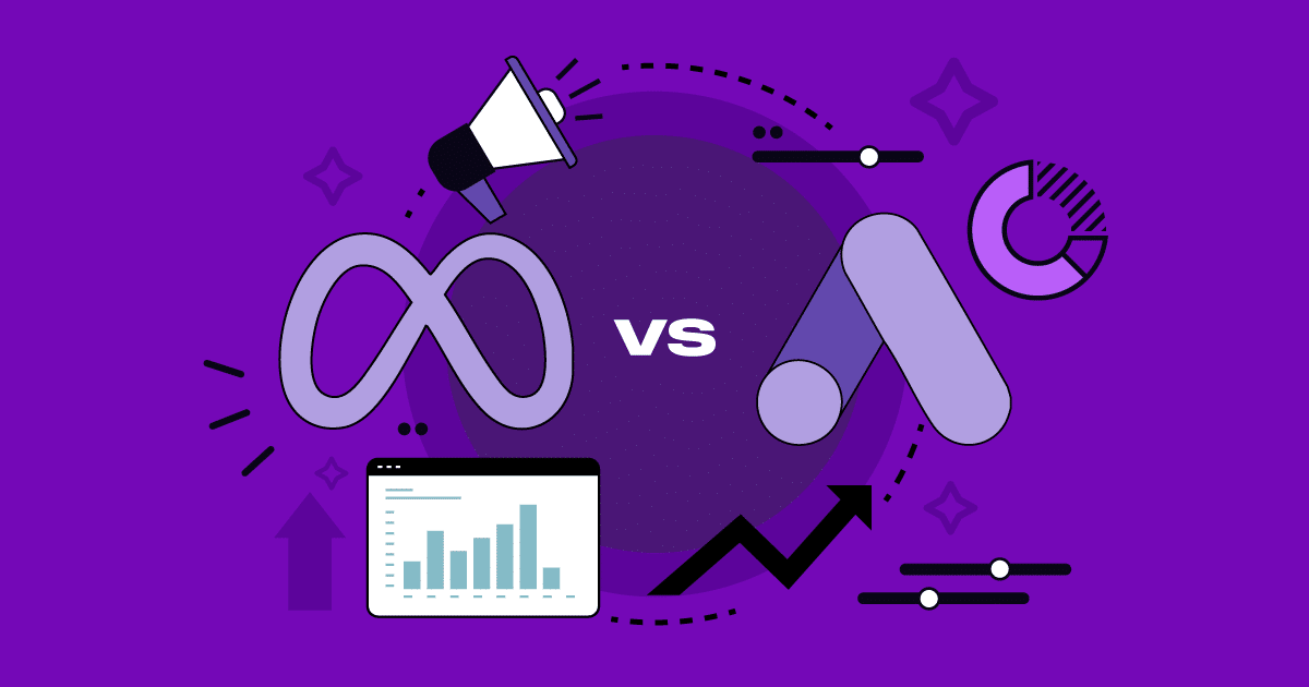 Copertina Google ads vs Meta ads